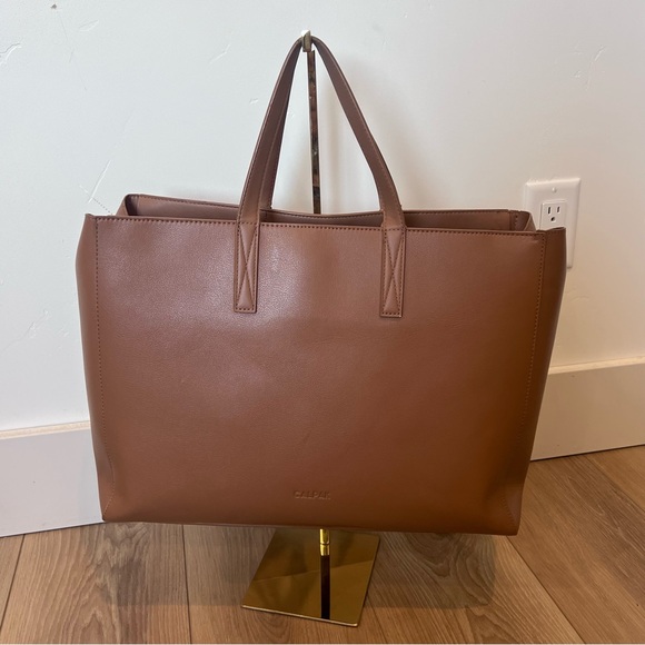 Calpak Brown Laptop Bag - Picture 1 of 14